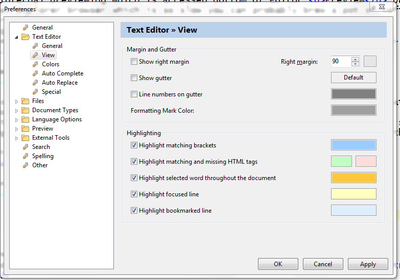 Text Editor - View