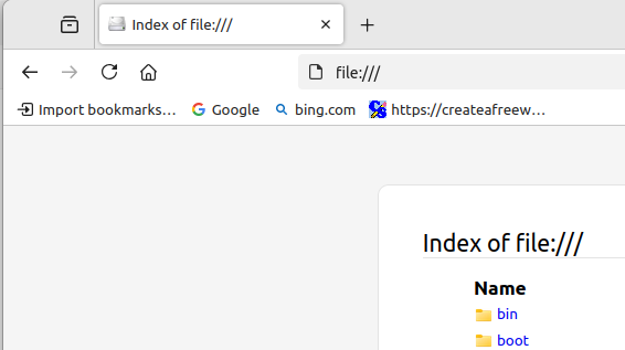 firefox address bar